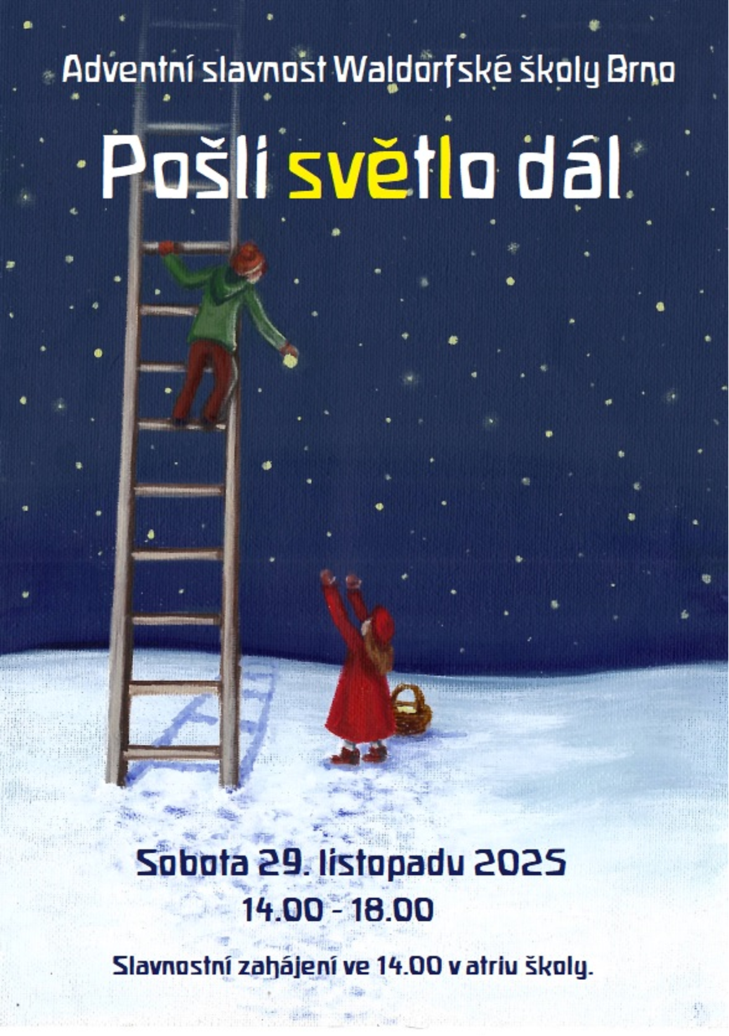 Pozvánka na adventní slavnost - Sobota 29. listopadu 2025