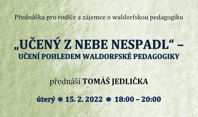Přednáška Tomáše Jedličky